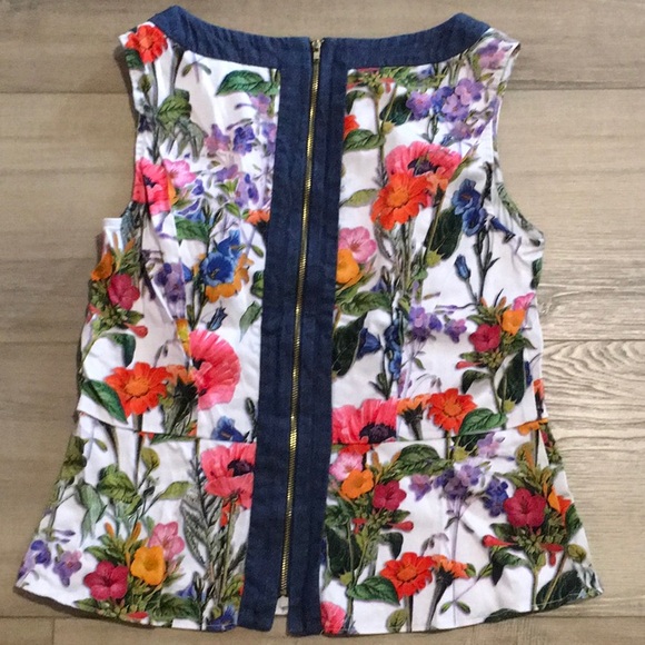 Kelly & Diane Peplum Top Size 6 - Picture 2 of 5